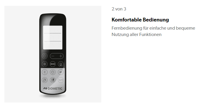 Dometic FreshJet 2200, bis 7m Fahrzeuglänge