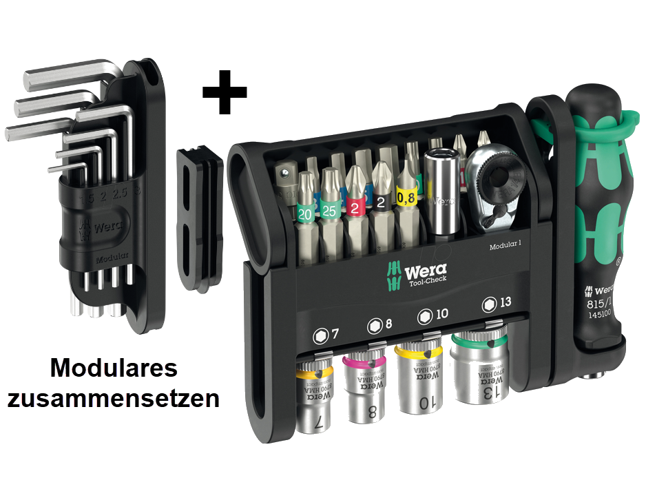 WERA Camper ONBOARD Werkzeugssatz, was du unterwegs brauchst, Imbus, Nüsse und Bits mit Ratsche