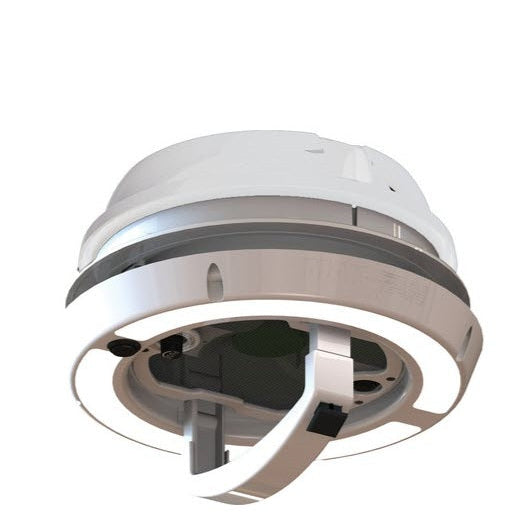 MaxxFan Dome Plus 12V Ventilateur de toit - BLANC Ventilateur de toit avec éclairage LED