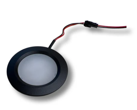 V1 2x télécommande et récepteur avec fonction de variation, y compris 4 LED encastrées
