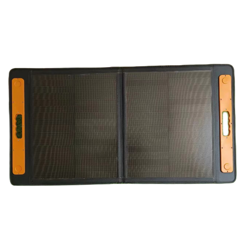 Mallette solaire pliante 100W avec possibilité de connexion USB et régulateur de charge