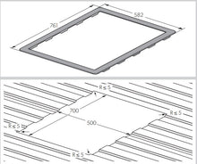 Laden Sie das Bild in den Galerie-Viewer, Dometic Adapter Rahmen für Midi Heki 700 x 500 mm für Fiat Ducato und Baugleiche