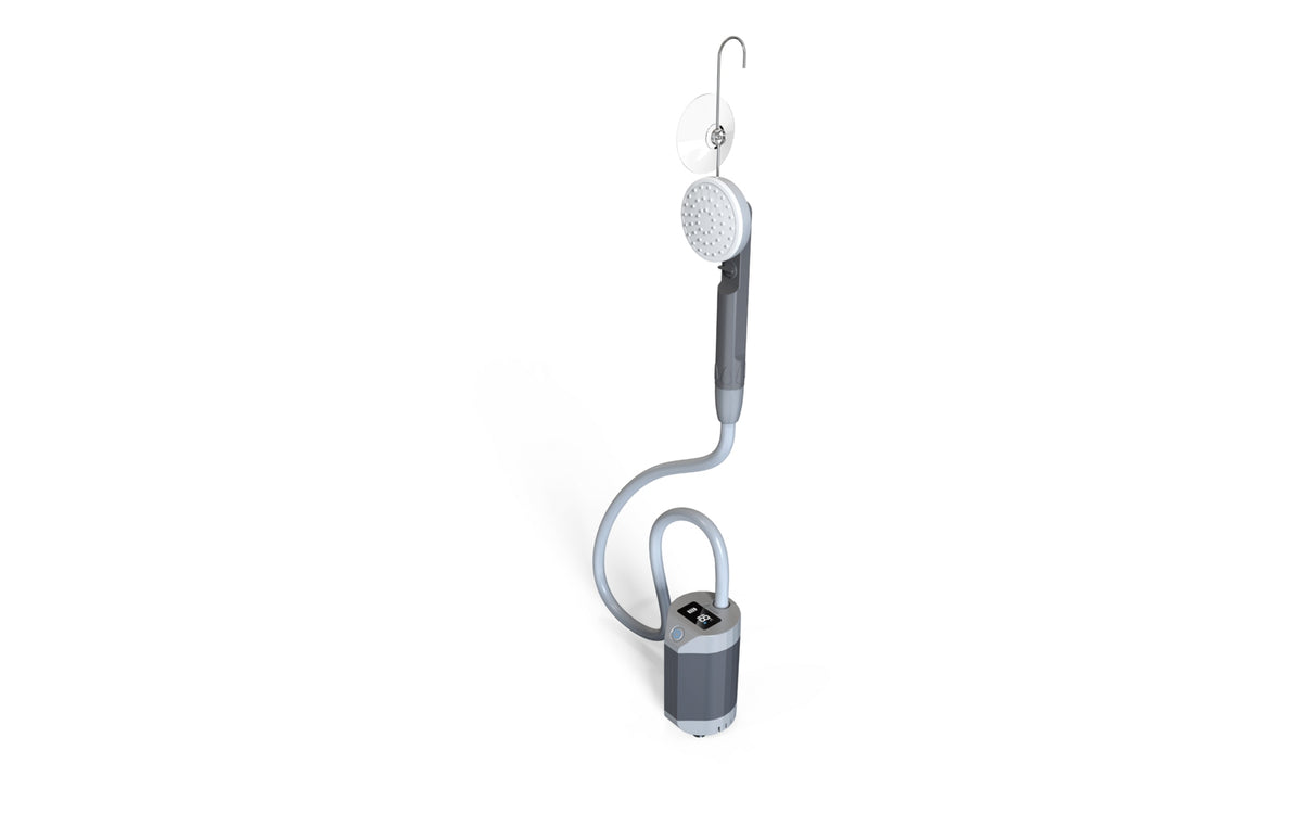 Berger Outdoor Dusche mit digitaler Anzeige