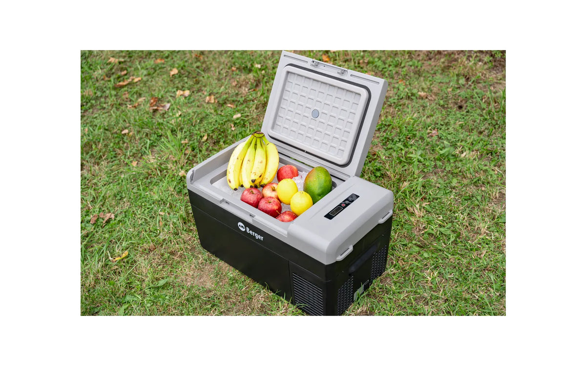 Berger MC 20 Kompressor Kühlbox mit Tiefkühlfunktion 12V 24V 230V 20 Liter