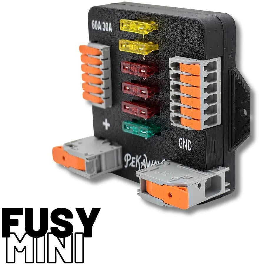 Pekaway Fusy Mini bloc de fusibles, 60A/30A