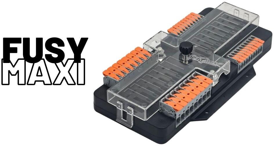 Pekaway Fusy Maxi 18x bloc de fusibles, 200A/30A
