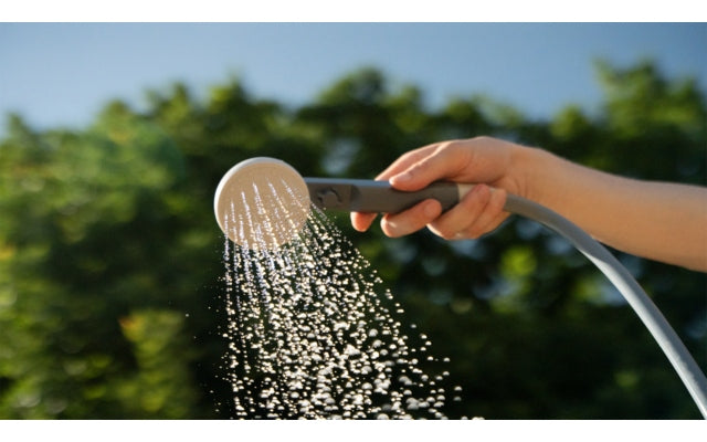 Berger Outdoor Dusche mit digitaler Anzeige