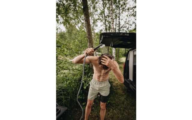 Berger Outdoor Dusche mit digitaler Anzeige