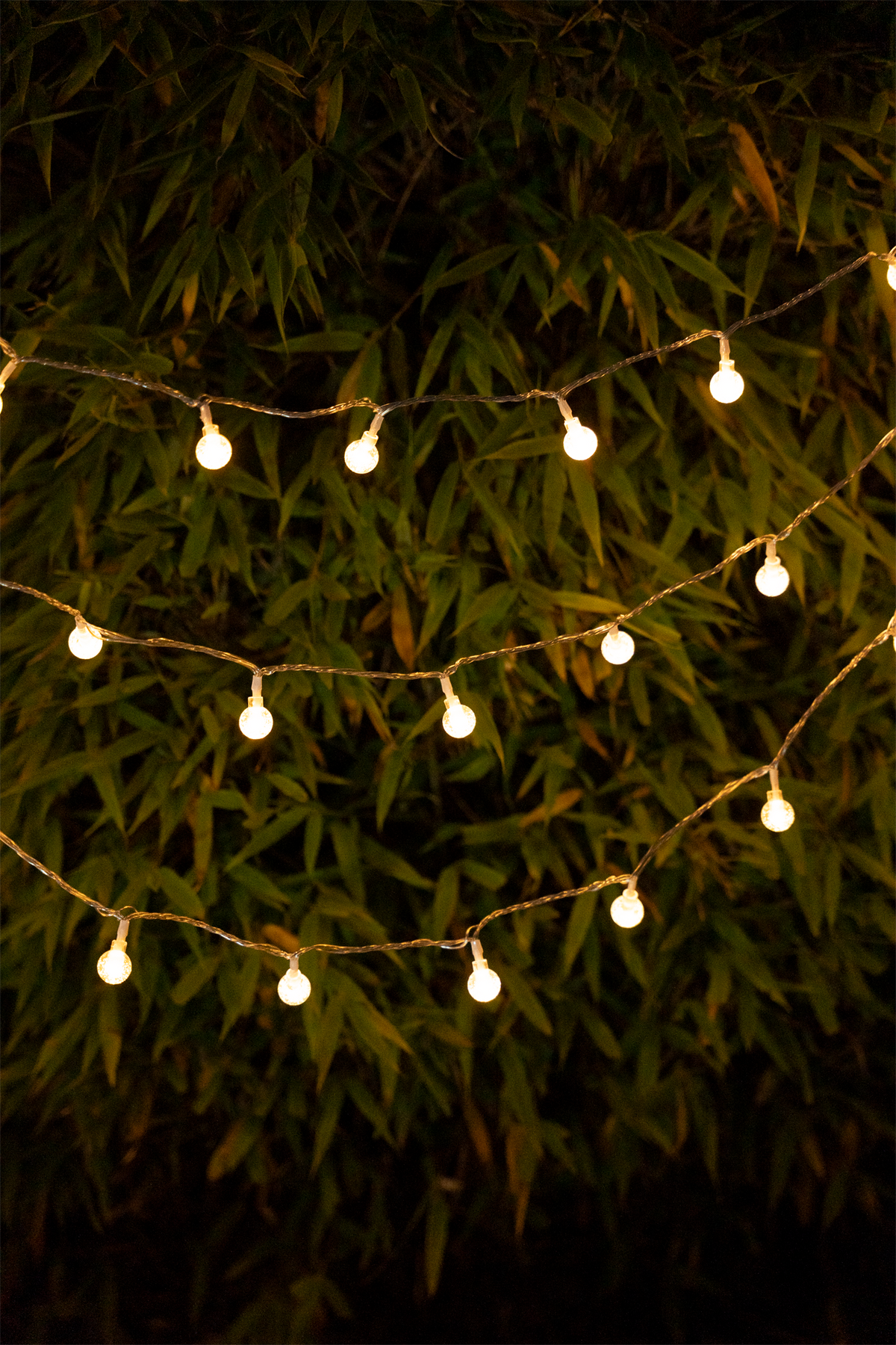 Berger LED-Lichterkette Balls mit 100 warmweissen LED-Kugeln, 11 m
