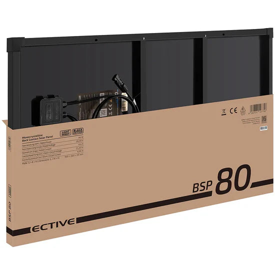 BSP 80 Black Lightweight | Panneau solaire léger Back Contact avec 80WP