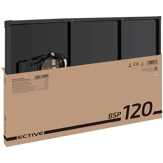 BSP 120 Nero Leggero | Modulo solare a contatto posteriore leggero con 120WP