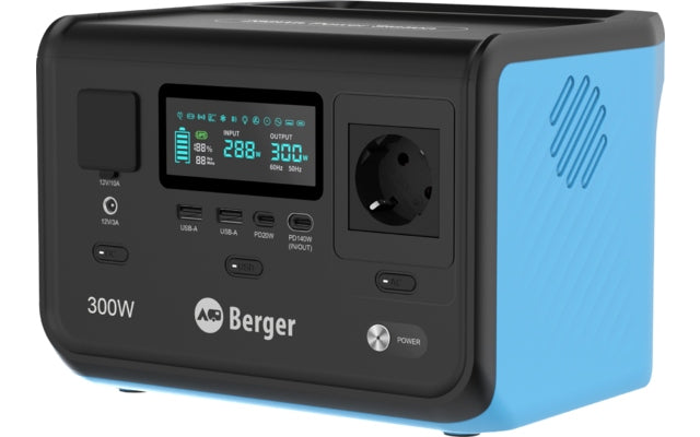 Berger Energy BEPS 300 tragbare Powerstation 288 Wh 300 W