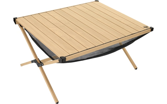 Camplife Tavira Alu-Rolltisch Bambusoptik 89 x 70 cm