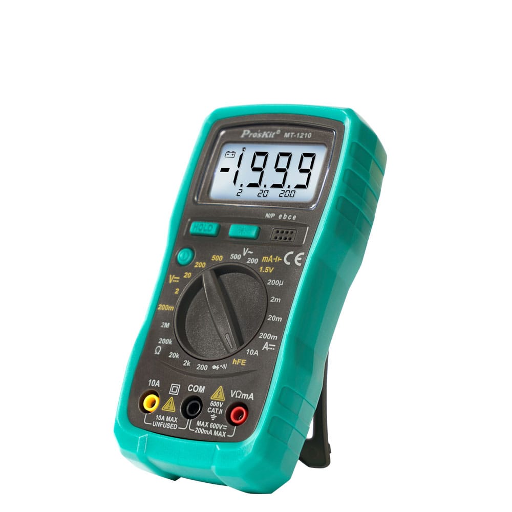 Pro'sKit MT-1210 mit ausgeklapptem Aufstellbügel