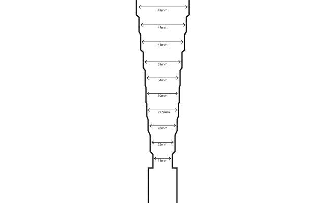 Haba Adapter für ausziehbaren Abwasserschlauch