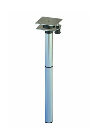 Pied de table à tourner en aluminium H700 mm - 3 pièces