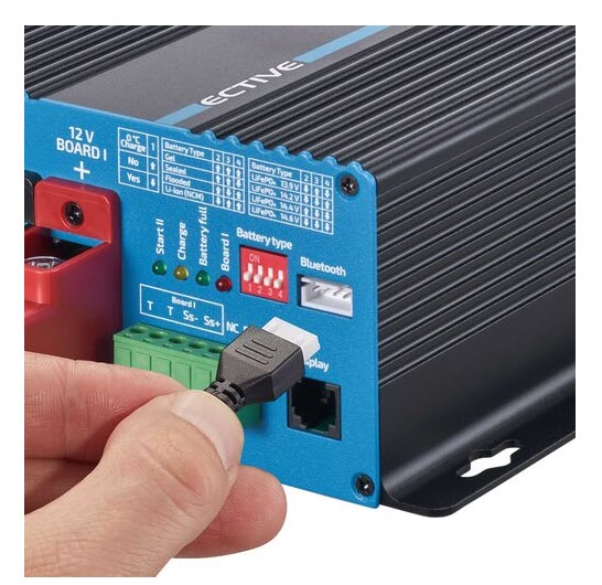 ECTIVE SBB 60 Booster de charge solaire avec régulateur de charge solaire intégré 60A