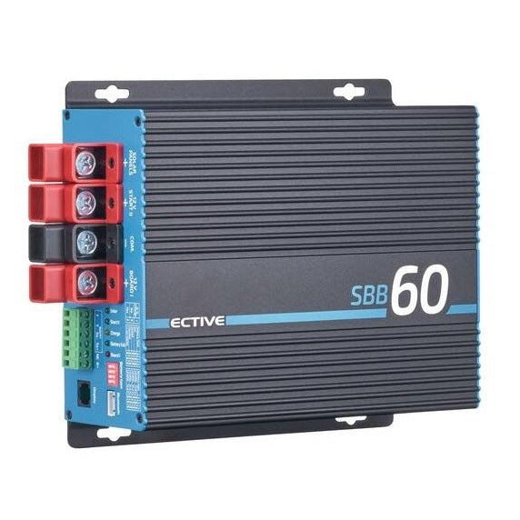 ECTIVE SBB 60 Booster de charge solaire avec régulateur de charge solaire intégré 60A