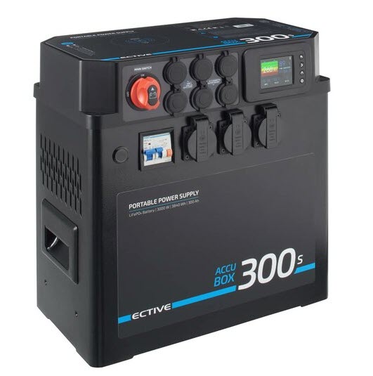ECTIVE AccuBox 200S ou 300S LiFePO4 Powerstation 3000W 2560Wh ou 3840Wh