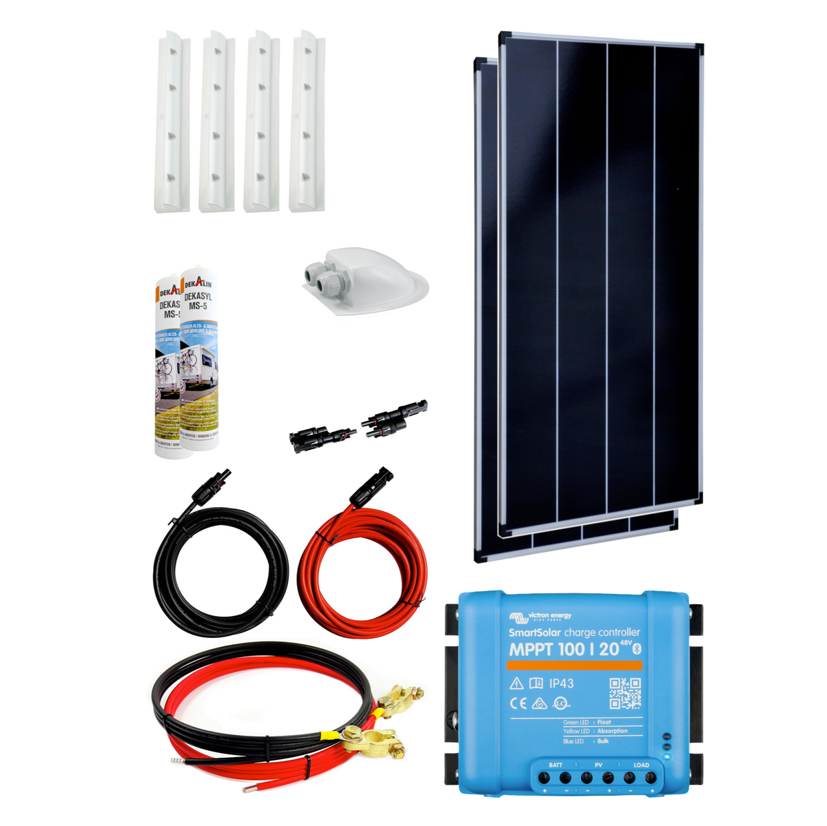 340 Watt Wohnmobil Camping Solaranlage 12 Volt SET