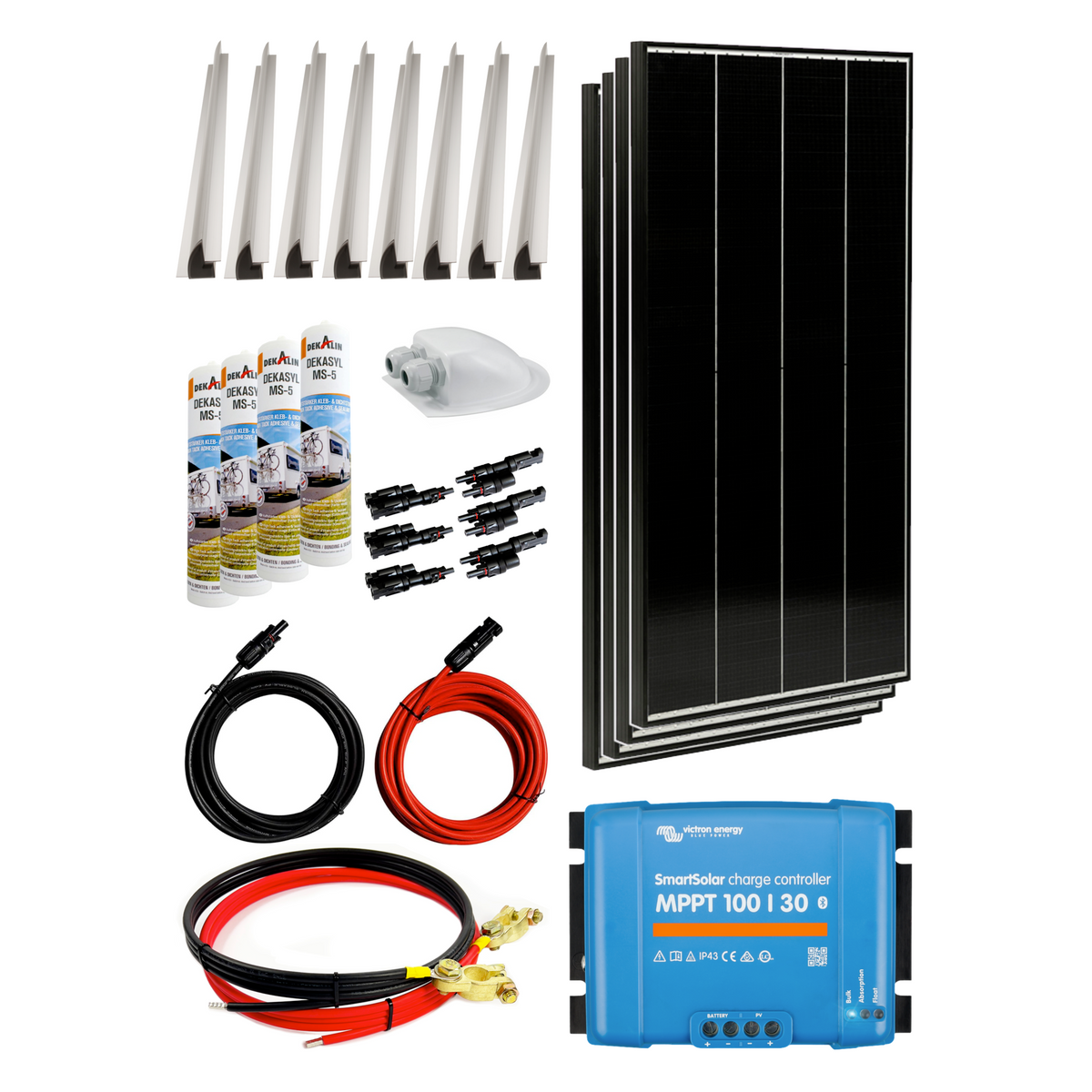 440 Watt Wohnmobil Camping Solaranlage 12 Volt SET
