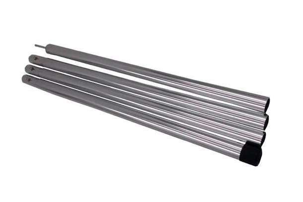 Bastone BENT 4 pezzi 180 cm, alluminio o acciaio