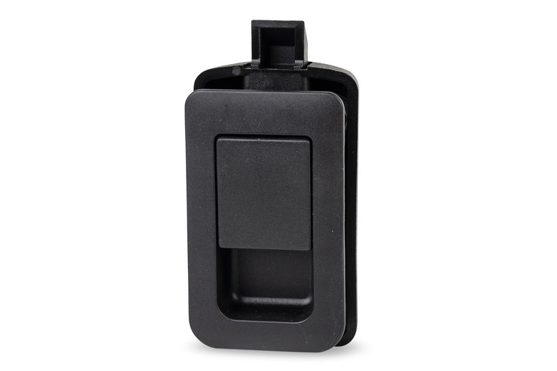 Serrure à ressort 36 x 59 mm pour épaisseur de porte 12 - 18 mm - Noir mat