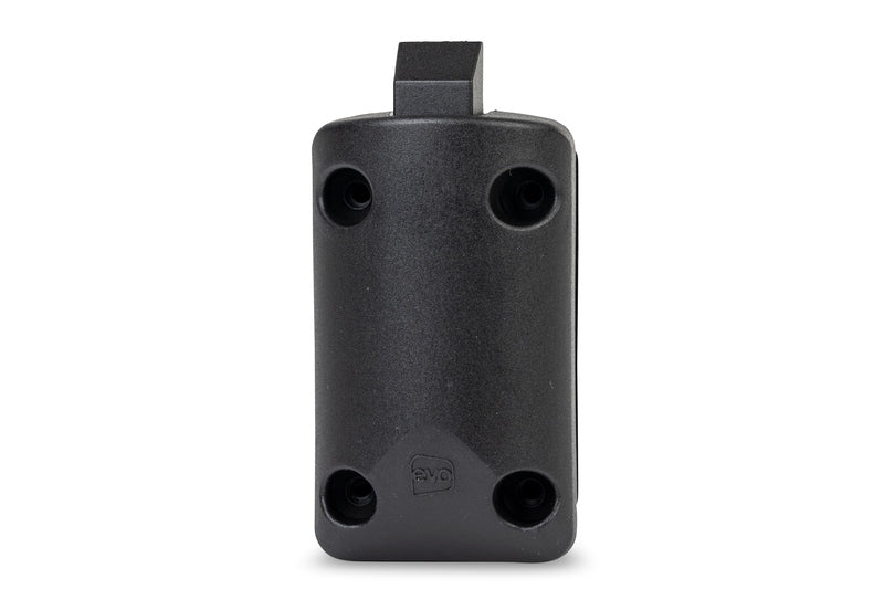 Serrure à ressort 36 x 59 mm pour épaisseur de porte 12 - 18 mm - Noir mat