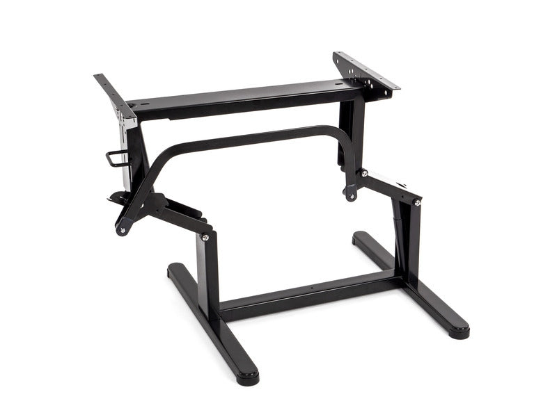 Châssis de table élévatrice avec mécanisme rabattable, réglable en hauteur, longueur : 60 cm, fixation au sol incluse
