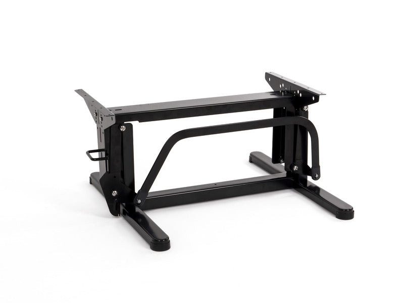 Châssis de table élévatrice avec mécanisme rabattable, réglable en hauteur, longueur : 60 cm, fixation au sol incluse