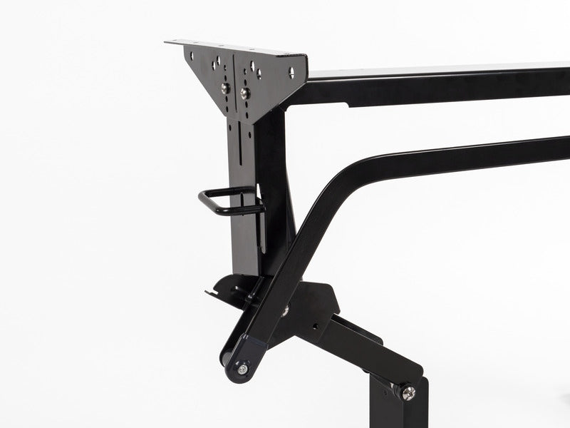 Châssis de table élévatrice avec mécanisme rabattable, réglable en hauteur, longueur : 60 cm, fixation au sol incluse