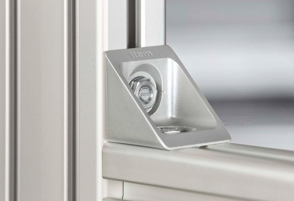 Automatik-Winkelsatz, um 2 Profil im Ecken zu verbinden, einschwenkbar