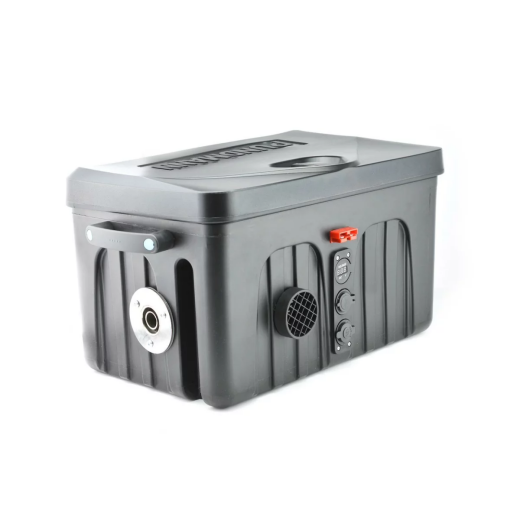 Mobile Heizung in Heatbox 5L Tank mit LifePO4 24Ah Batterie, inkl. Zubehörsatz