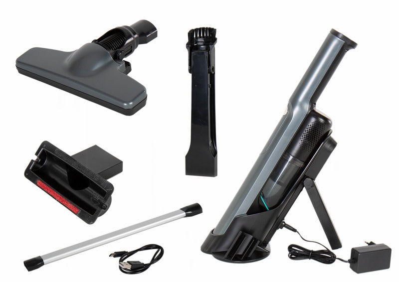Hoover cordless 230 V / 200 W con USB - Grigio argento