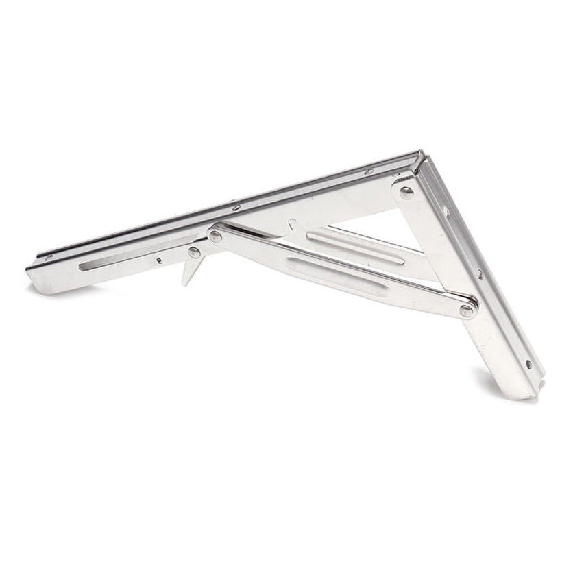 30x16cm stainless steel folding shelf table support, load capacity 250kg