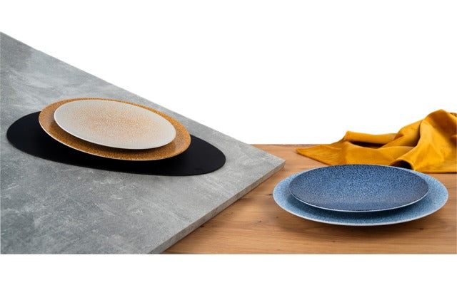 Silwy Aimant Assiette de table Set de 2 APRICOT