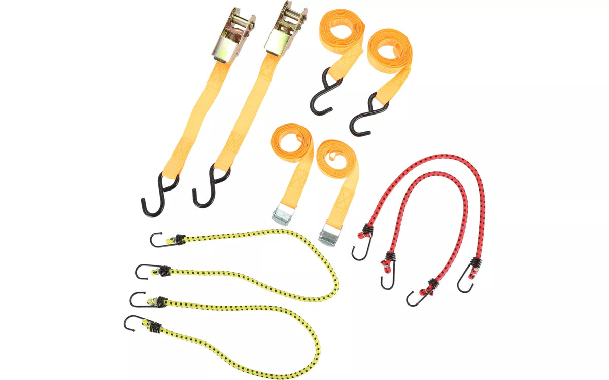 Kit de sangles de serrage à cliquet Berger 8 pièces
