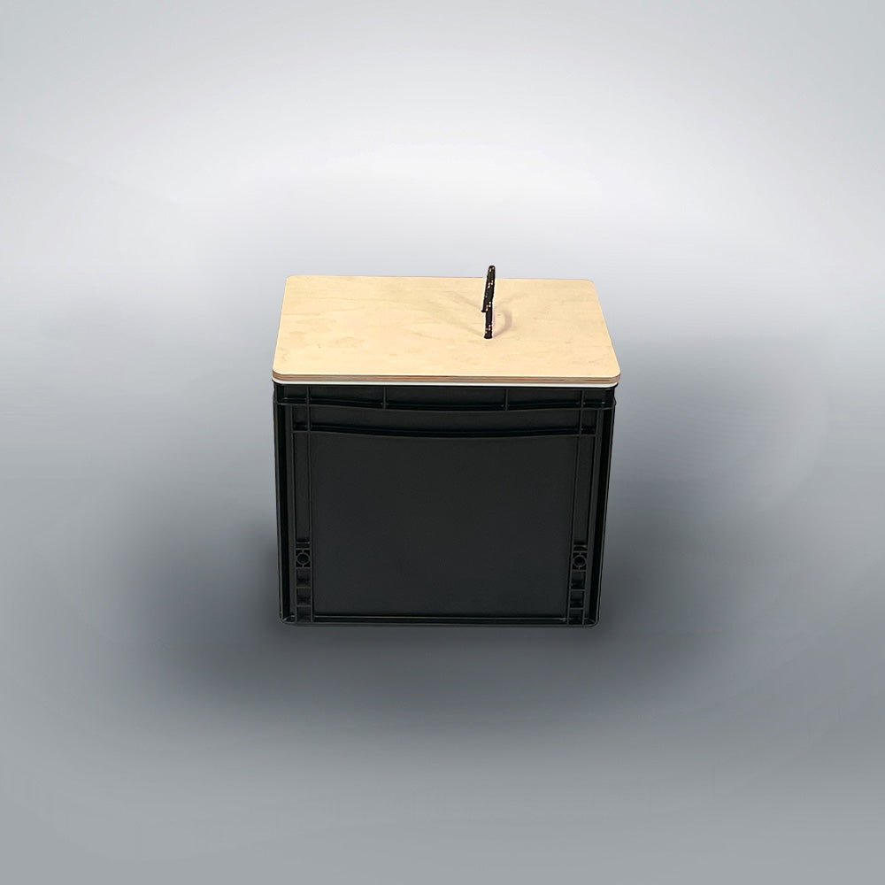 DIY Eurobox-Trenntoilette Set Weiss oder Schwarz