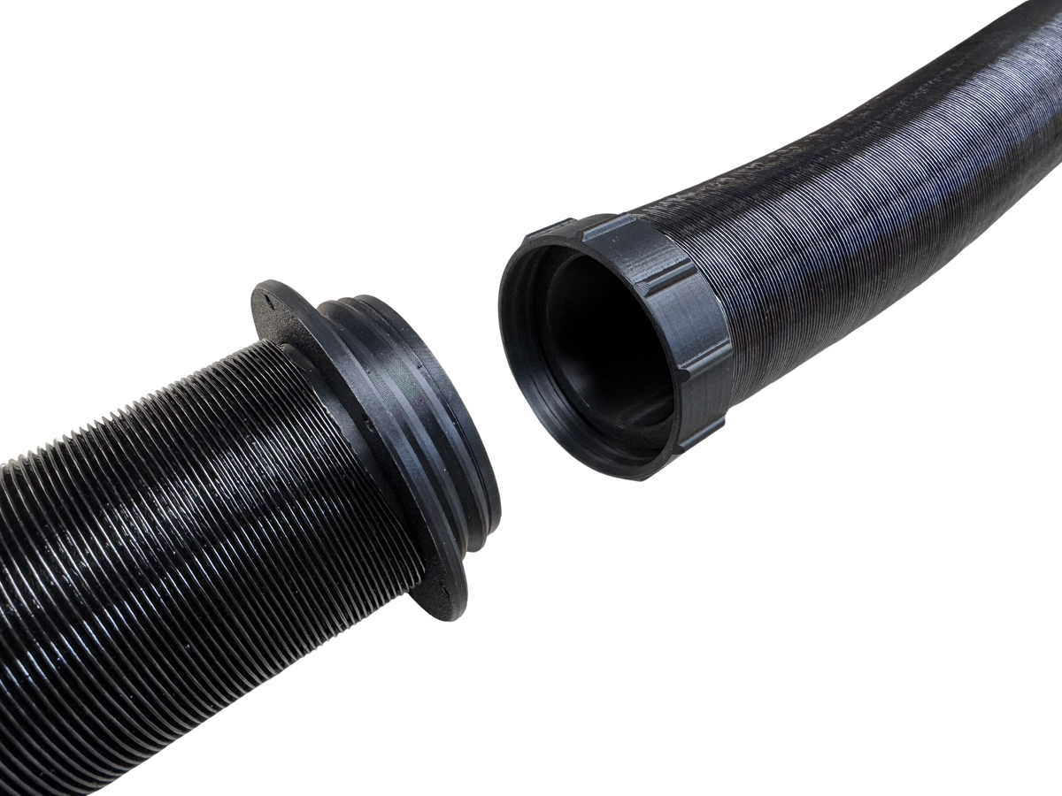 60mm verschliessbarer Durchgang mit Überwurfmutter