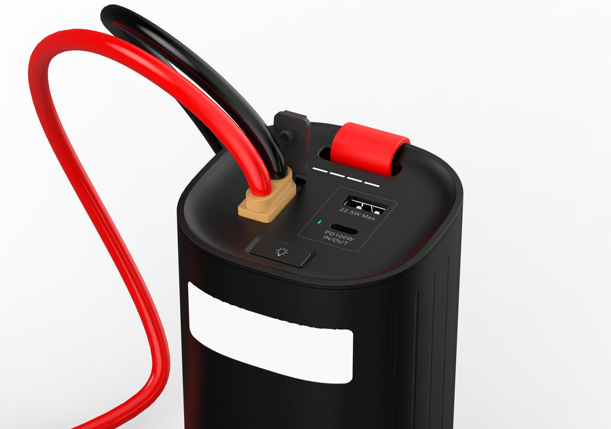 Démarreur de voiture / camping-car et banque de puissance, Jumpstarter jusqu'à 600 ampères