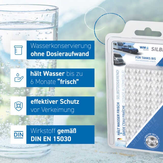Conservation de l'eau potable Silbernetz flex 30L ou 60L