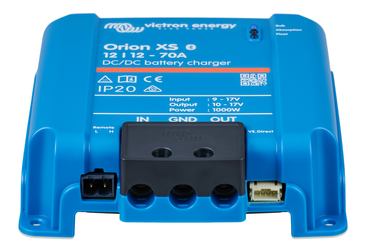 Victron Orion XS 12/12-70A Ladebooster, Frontansicht