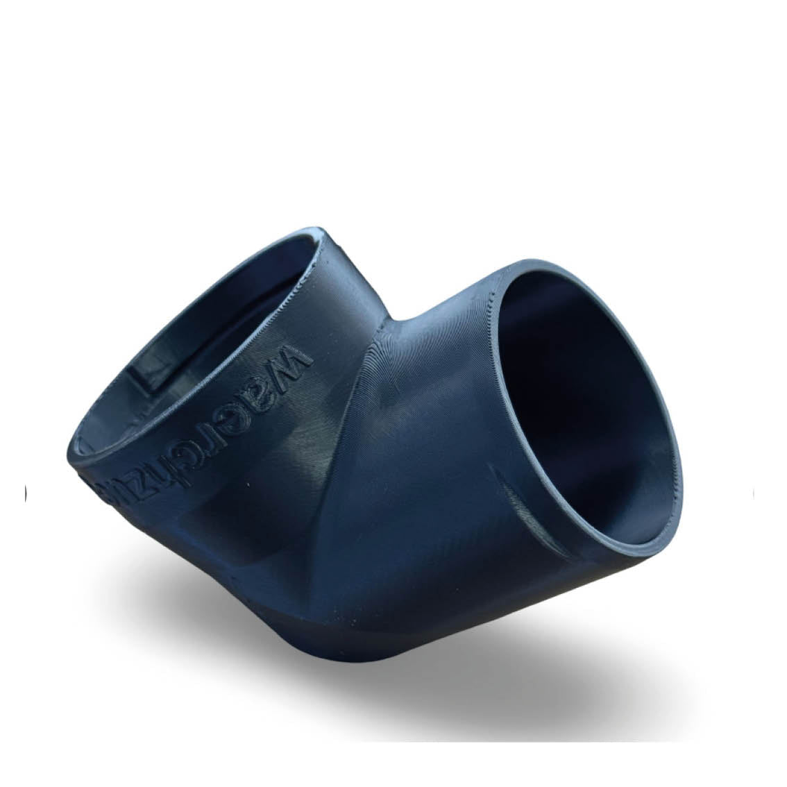 60mm 90° Bogen, Platzsparende Version
