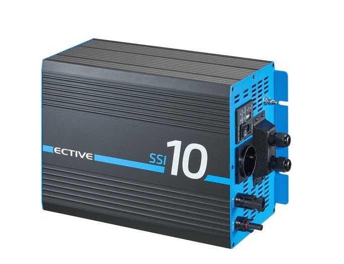 ECTIVE SSI 4in1 Onduleur sinusoïdal Inverter avec régulateur de charge solaire MPPT, chargeur et NVS