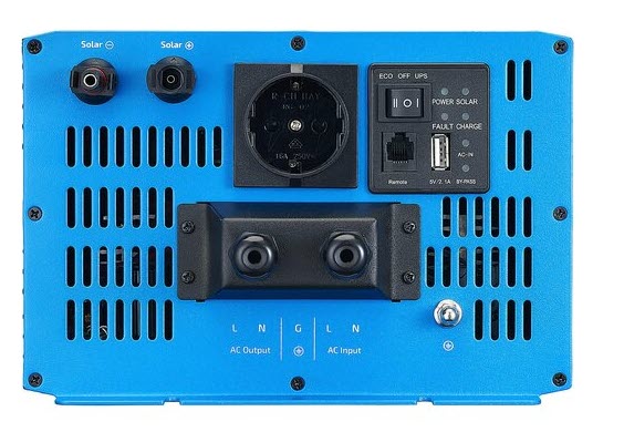 ECTIVE SSI 4in1 Onduleur sinusoïdal Inverter avec régulateur de charge solaire MPPT, chargeur et NVS