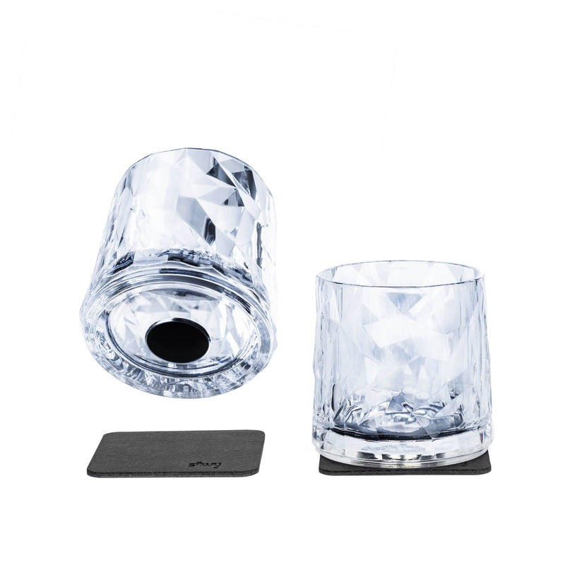 Bicchieri magnetici di plastica Silwy TUMBLER GREY o Cristal