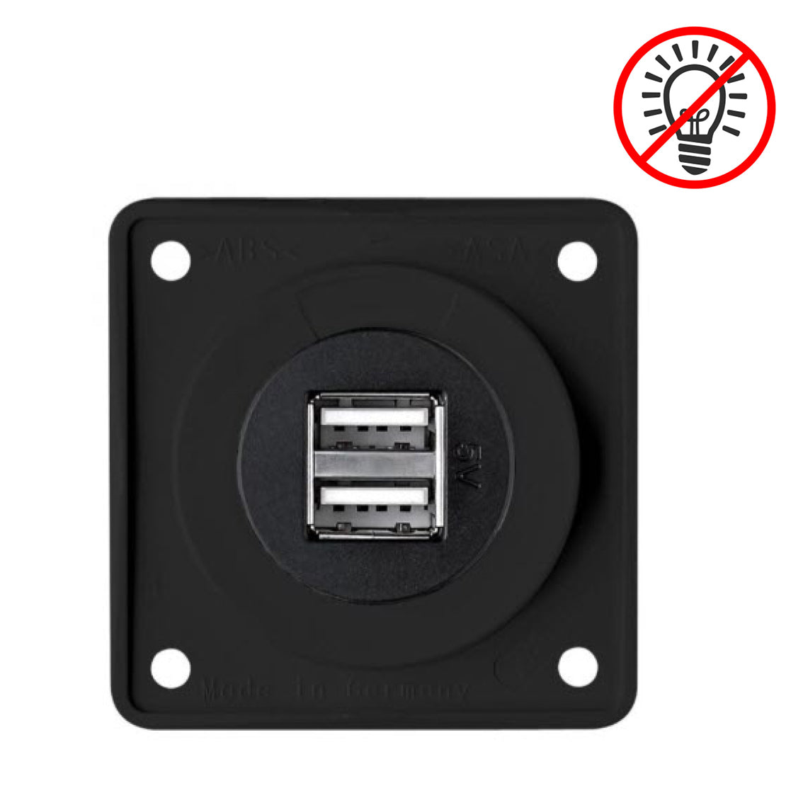 Berker Integro Flow und Pure Doppel USB Steckdose 12 V anthrazit