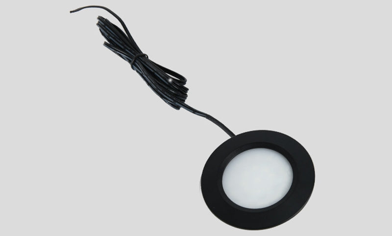 Luce LED da incasso a 12V bianco caldo/freddo, argento, bianco o nero, INCLUSO dimmer a sfioramento