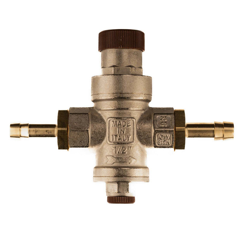 Détendeur réglable de 1 à 4 bars avec 2x embouts de tuyau 10mm