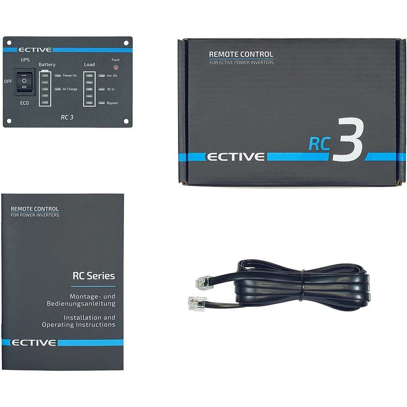 Telecomando ECTIVE RC3 con indicatore del livello di carica per gli inverter per le versioni CSI